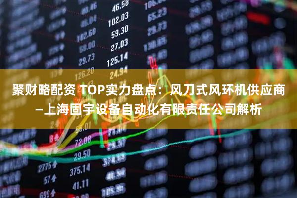 聚财略配资 TOP实力盘点:风刀式风环机供应商—上海固宇设备自动化有限责任公司解析